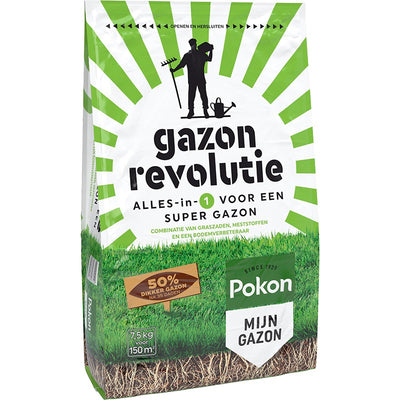 Révolution de pelouse Pokon 75kg pour 150m2