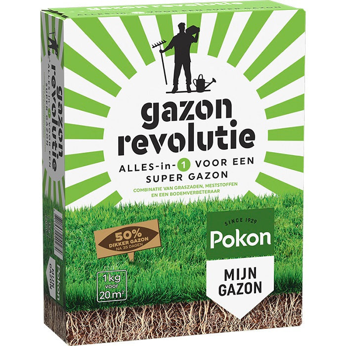 Pokon révolution de la pelouse 1kg