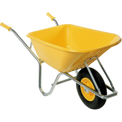 Brouette Fort 100l jaune type pe100