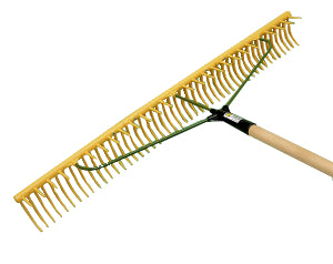 Râteau polygrass Mm eurotool 32tds avec manche 160cm