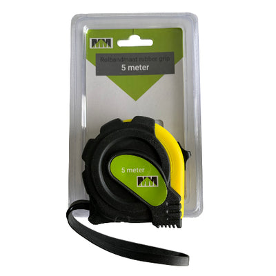 Mm products ruban à mesurer poignée en caoutchouc 5mtr