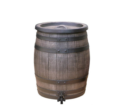 Roto products tonneau de pluie aspect bois marron plus robinet 50l