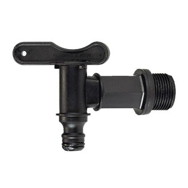 Harcostar Robinet pour baril de pluie noir