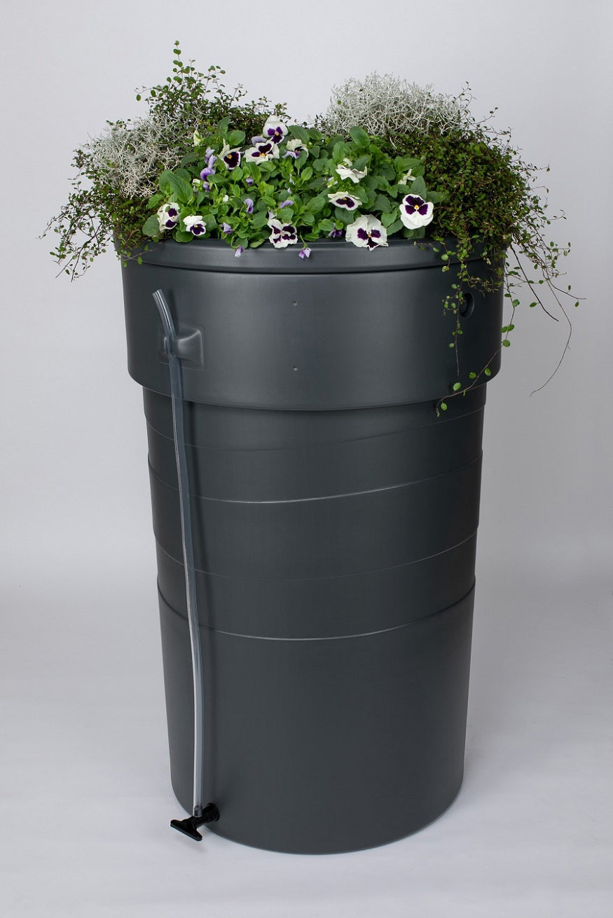 Jardinière de jardin en baril de pluie 230l