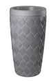 Baril de pluie Flow gris platine 240l incl. planteur