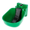 Abreuvoir plastique vert k50 34 12 avec languette