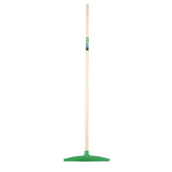 Mm eurotool grattoir stable mm plastique vert 40cm avec manche 160cm