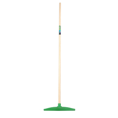 Mm eurotool grattoir stable mm plastique vert 40cm avec manche 160cm