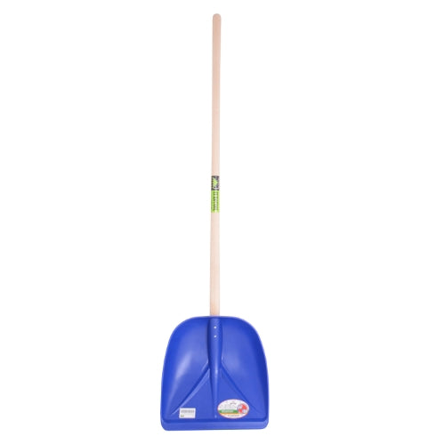 Mm eurotool pelle à neige mm moyen plastique manche bleu 130cm