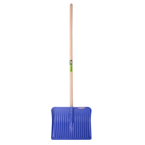 mm eurotool pelle à neige mm grand manche en plastique bleu 130cm