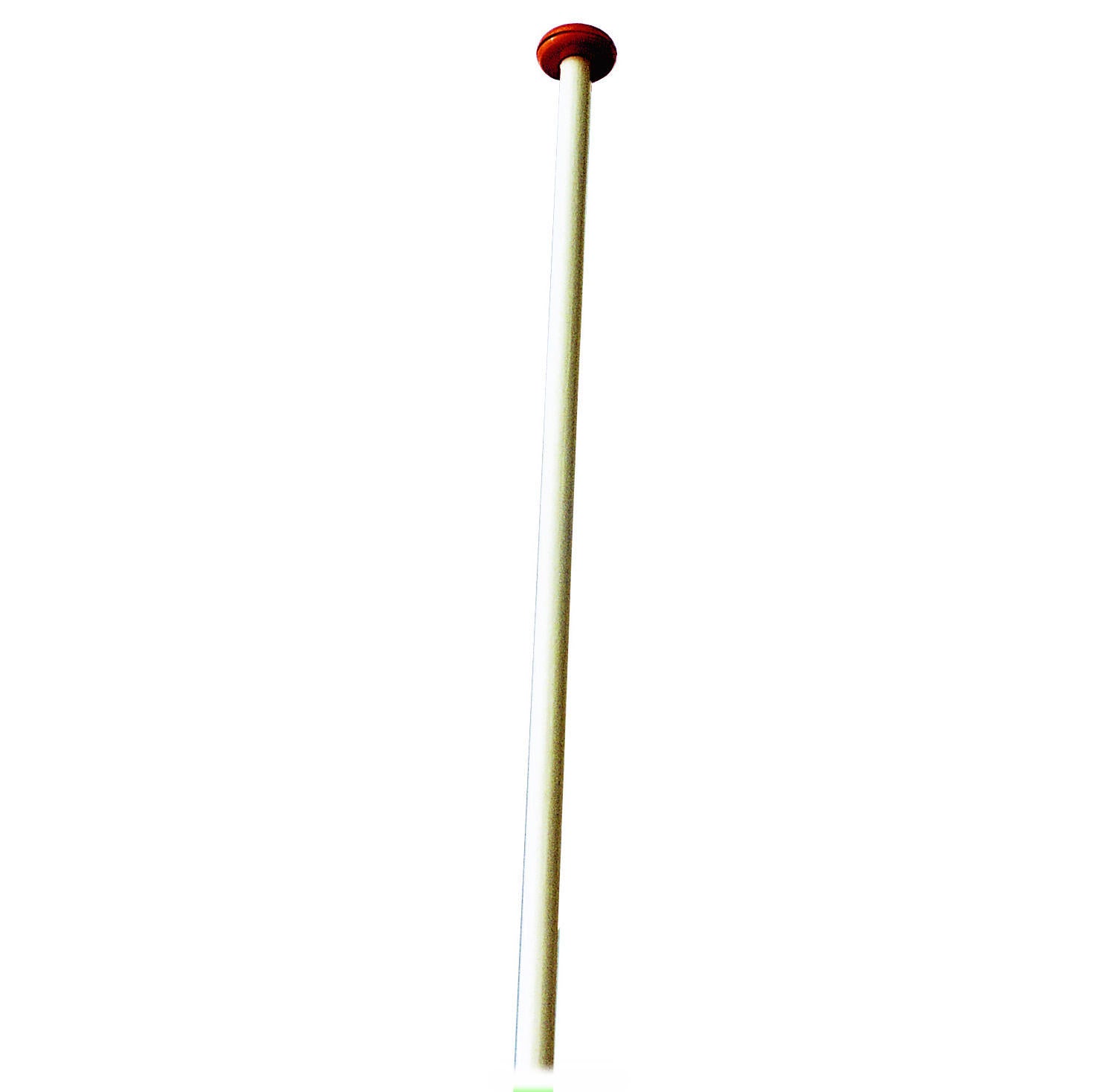 Mât avec le bouton orange