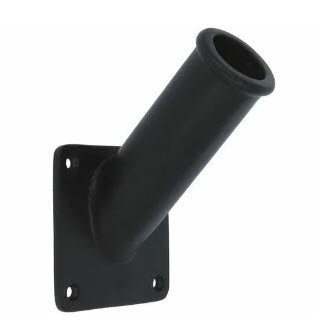 Waelbers products Support pour mât de drapeau aluminium noir