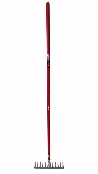 Mm eurotool products râteau de jardin mm 12tds manche en fibre de verre 150cm