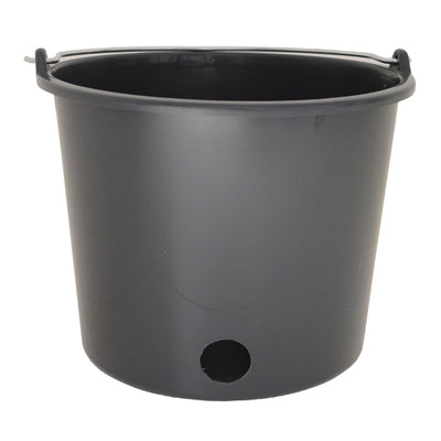 Seau tétine veau rond nu gris 12l