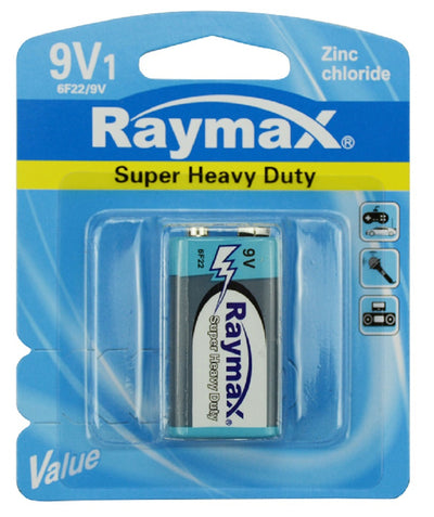 Batterie Raymax 6f22p zinc e 9v x1pc