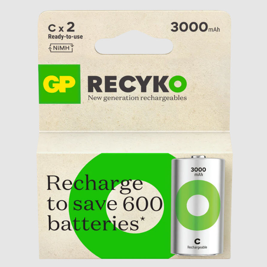 Batterie GP rechargeable recyko c x2pcs
