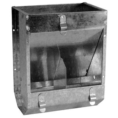 Olba products mangeoire à lapin galvanisée 2 compartiments