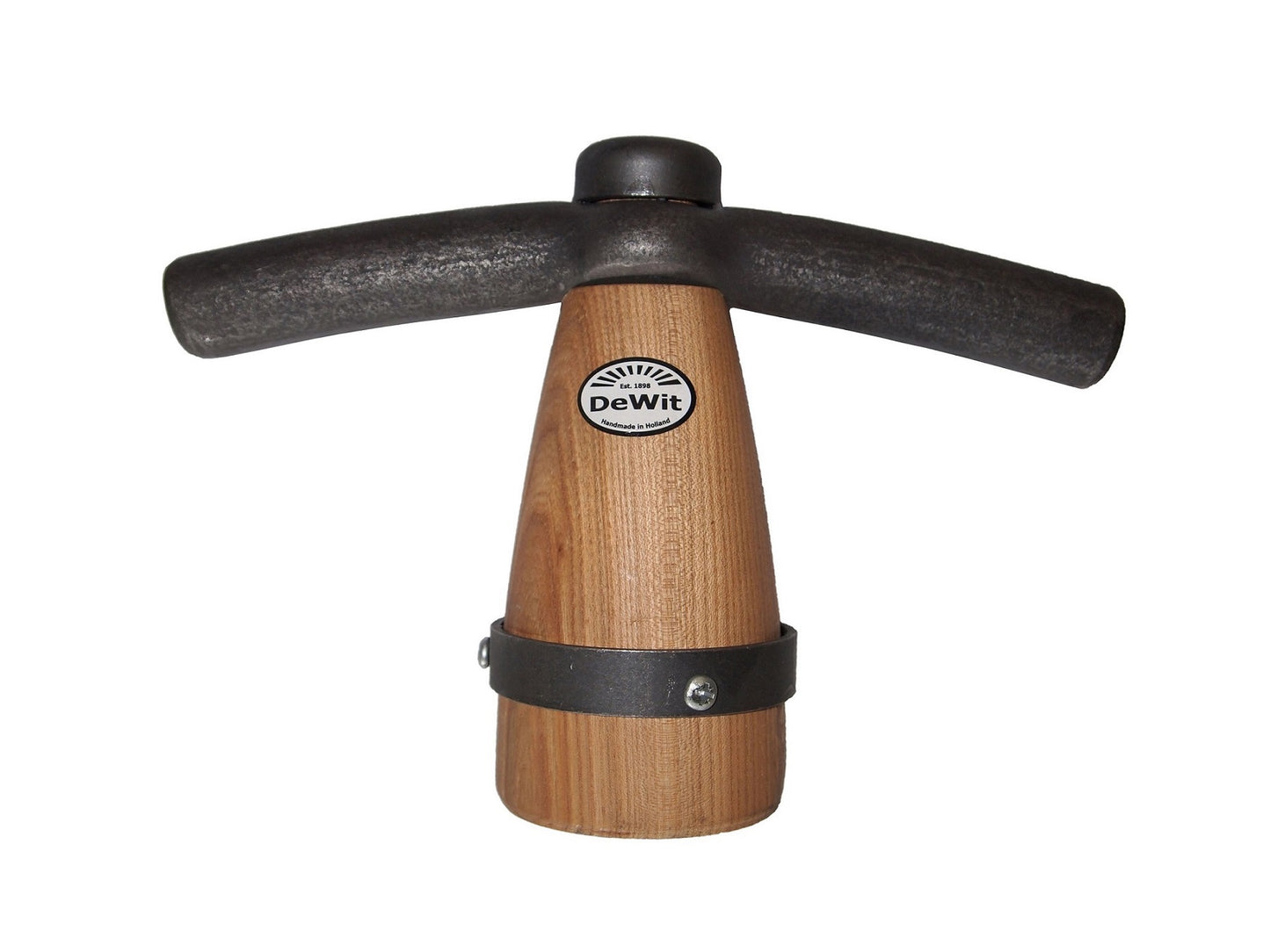 Le batteur à carrelage blanc bobine en bois déblanchit