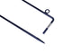L'épingle fil blanc 400 x 10mm tête coudée dewhite