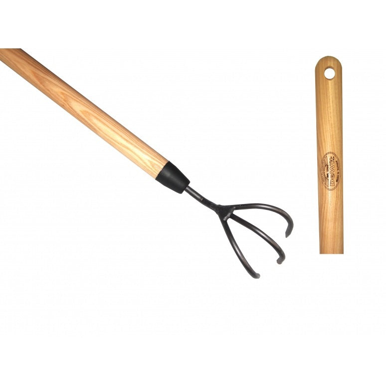 Le cultivateur blanc 3 dents manche en frêne 140cm dewitt