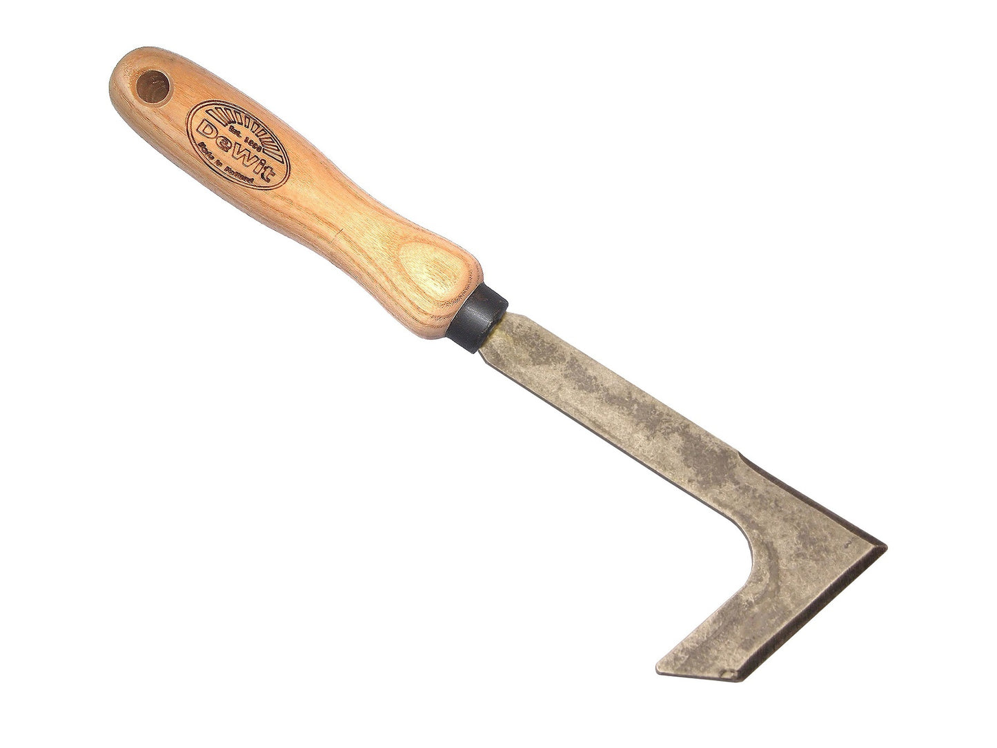 Le couteau désherbant blanc manche frêne 14cm dewhite