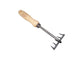 Le râteau à main blanc forgé 5 dents manche frêne 14cm dewhite