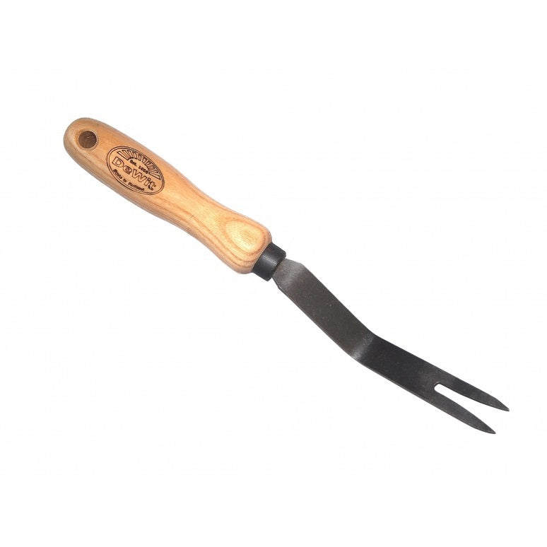 La fourchette de désherbage bio blanche manche frêne 14cm dewhite