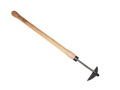 Le talon main blanc demi lune forgé 10cm pommeau frêne poignée 48cm dewhite