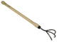 Le cultivateur blanc 3 dents bouton de frêne tige 480mm