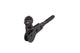 Fermoir aveugle Waelbers 120 mm noir
