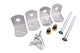 Waelbers jeu de raccords uni boulon l100mm vis inox