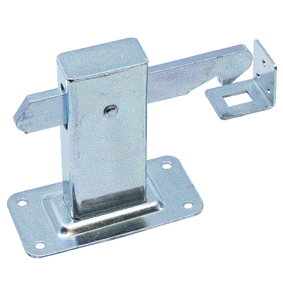 Support de porte Waelbers modèle au sol galvanisé