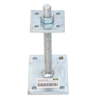 Support de poteau Waelbers réglable 80x80-100x140 gv