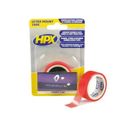 Ruban de montage double face Hpx transparent 19mm x 150m