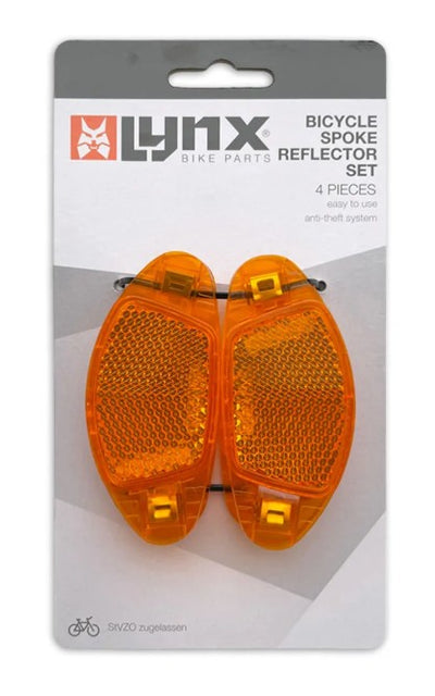 Réflecteur de rayons de vélo 4 pcs.