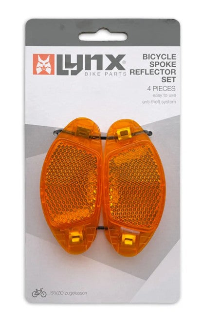 Réflecteur de rayons de vélo 4 pcs.