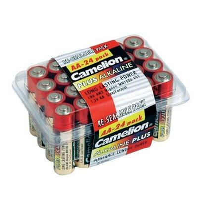 Boîte de piles alcalines Camelion Plus aa lr6 24 pièces