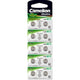 Camelion Battery LR44 D357 V13GA AG13 Carte A 10 pièces