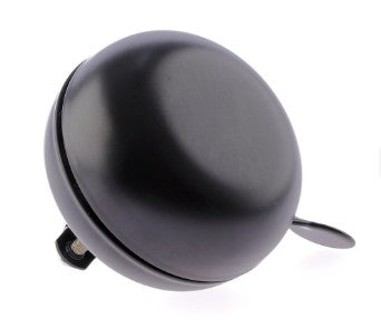 cloche de vélo ding-dong acier 80 mm noir