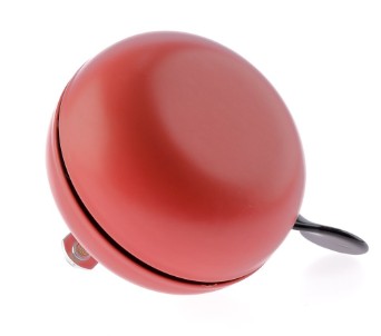 Cloche agrafée 80mm Ding Dong rouge bordeaux