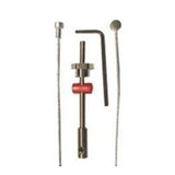 Elvedes 6473 acier inoxydable câble intérieur tambour frein poire avec boulon de réglage sur carte - afbeelding 1