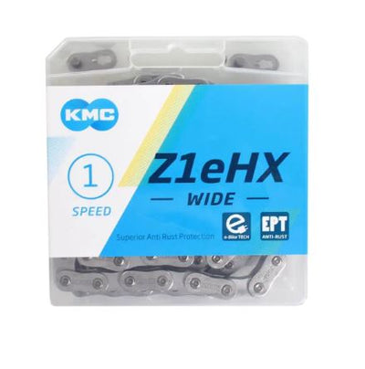 Cadenas vélo KMC Wide EPT - Z1eHX, 112s, 9.2mm, Silver
