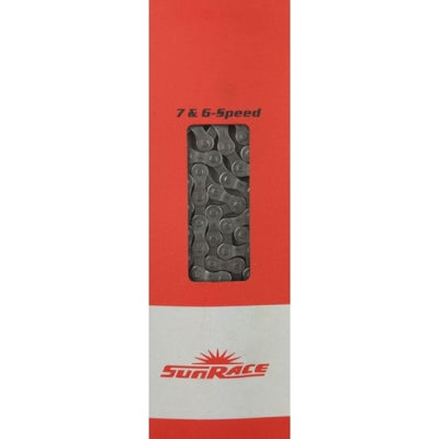 Sunrace CNM54 chaîne vélo 6 7v 116L gris