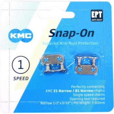 KMC étroit 3 32 kmc de liaison de chaîne, argent, 3 32 EPT étroit, 2 pièces