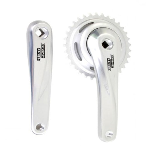 Sunrace Cranket 33T, longueur de manivelle 170 mm. Argent, aluminium, sans gêne