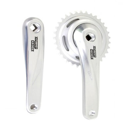 Sunrace Cranket 33T, longueur de manivelle 170 mm. Argent, aluminium, sans gêne