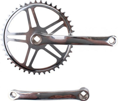Pédalier Vinty 44T 170 mm argenté