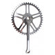 Jeu de pédalier avec spigot 44T 170 mm argenté