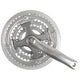 Pédalier 3v 48-38-28t 170mm construction + bord 4 bras [profond] 5 mm argent