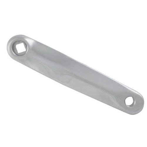 Partie manivelle cr. gauche 170 mm sans clé construit. aluminium argent large